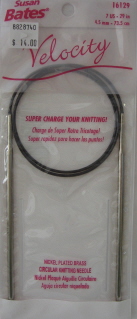 Susan Bates 29"/73.5 cm 3.75 mm/US 5 Velocity Circular Needle